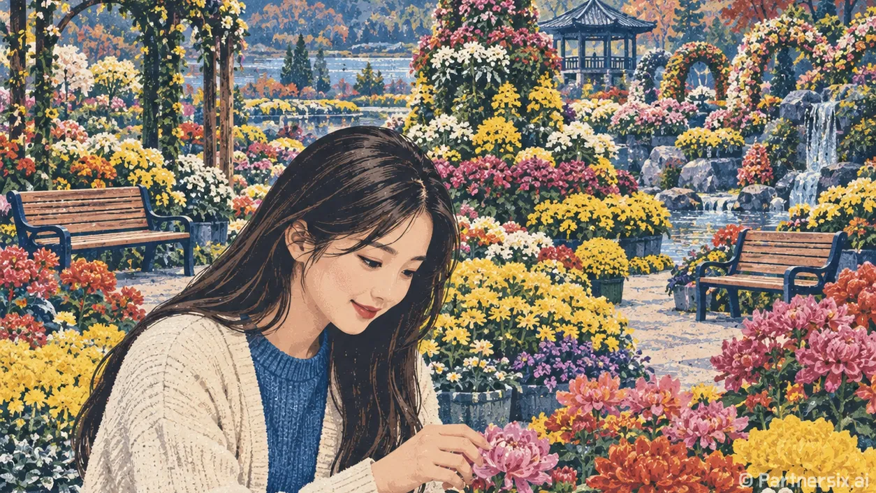 꽃으로 빛난 의령 리치가든
