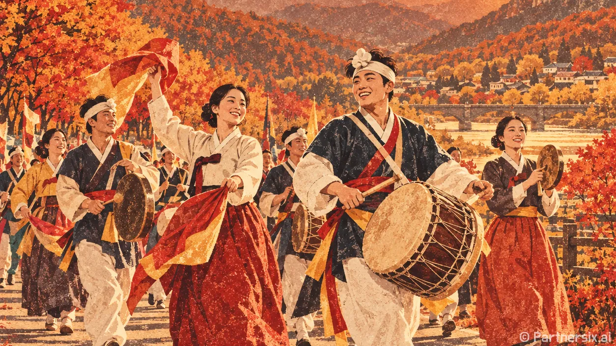 거창 가을축제의 물결