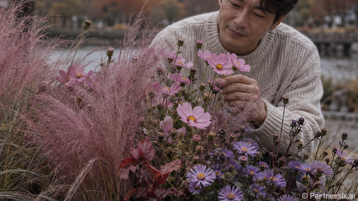 합천 물들인 분홍 물결