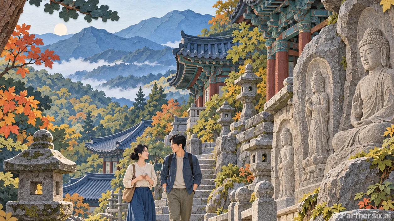 함안 가을, 마애사에 물들다