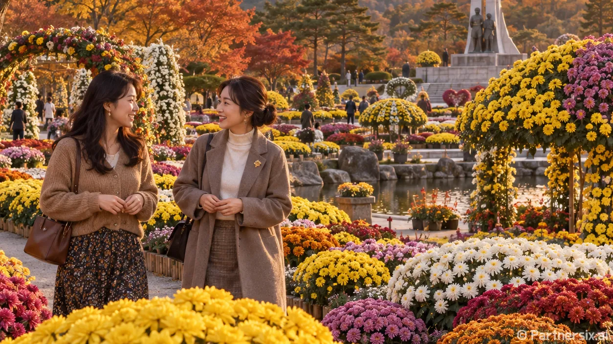 국화로 물드는 거창의 가을