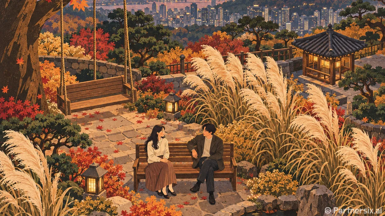 팜파스 물결 남산애정원