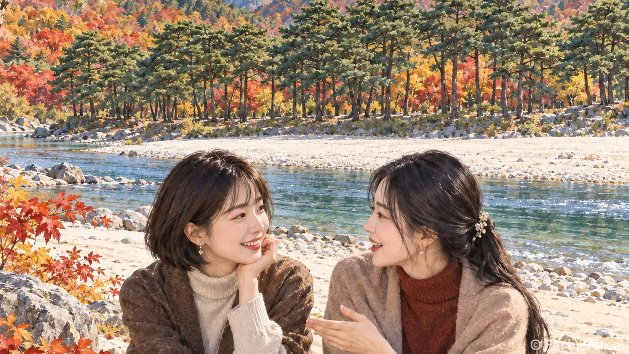 섬진강 품은 하동 송림