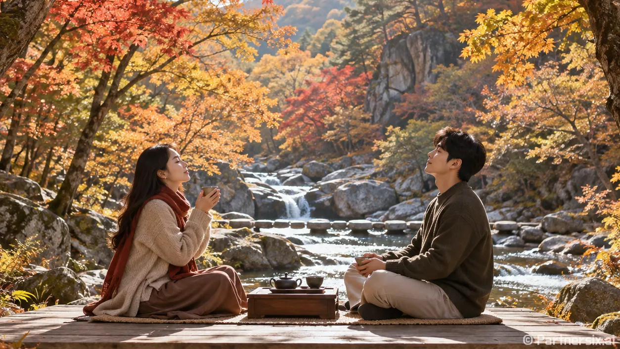 수승대 숲에서 만난 쉼