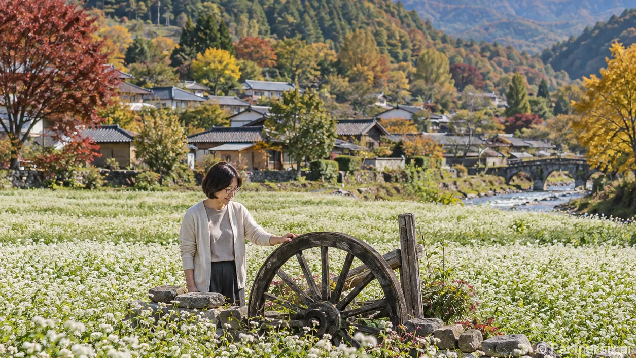 메밀꽃 품은 함안 윤산마을