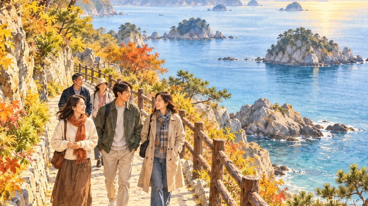 남해 바다 품은 산책길
