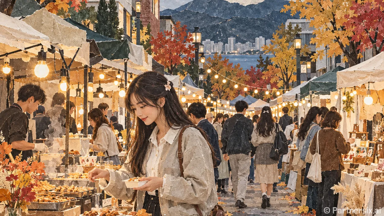 가을밤 밝히는 읍성…
