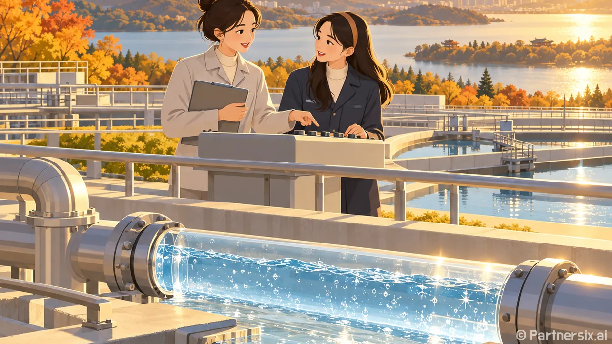 진주 하모수의 물길