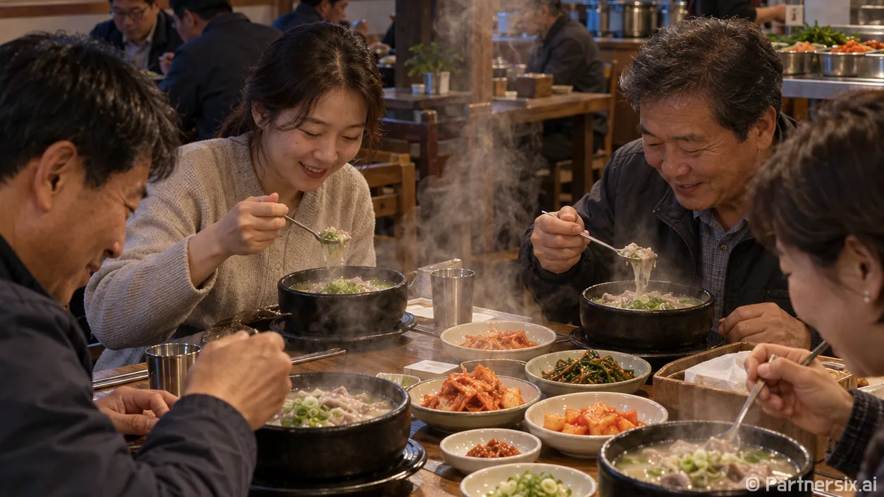 가조시장 뜨끈한 국밥왕