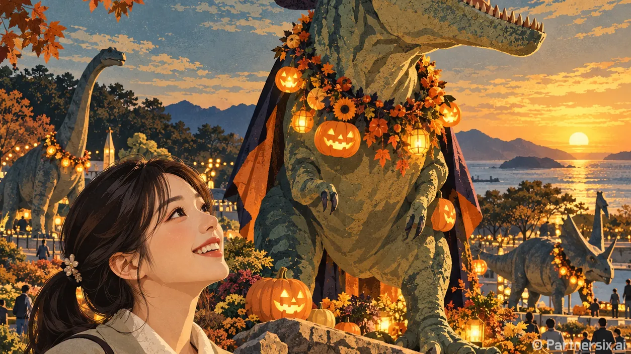 공룡엑스포 할로윈 변신