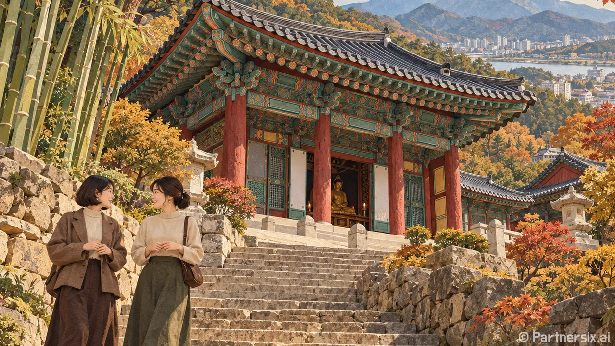밀양 무봉사 초록 쉼표