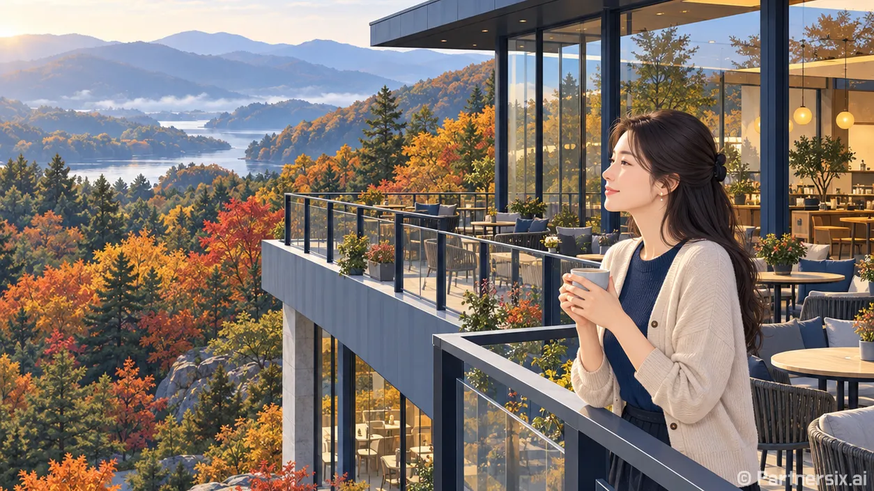 숲길 끝에서 만난 힐링카페