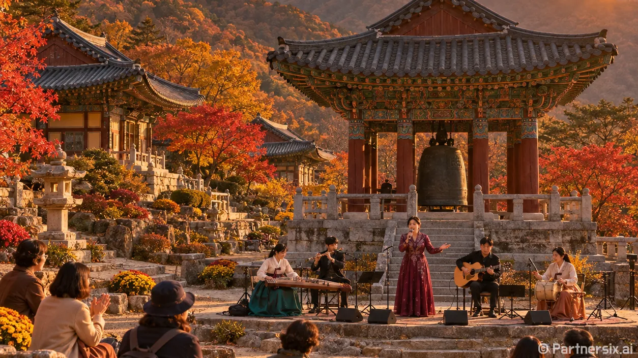 단풍 물든 대원사 …