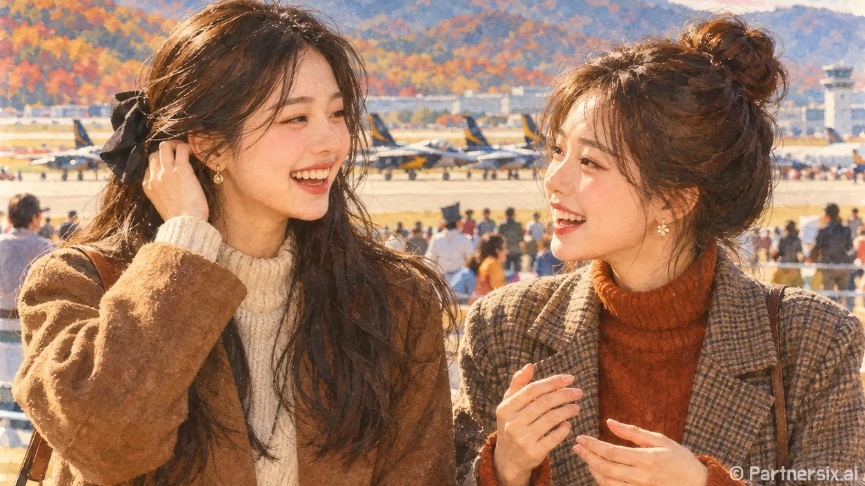 사천 하늘 수놓은 비행