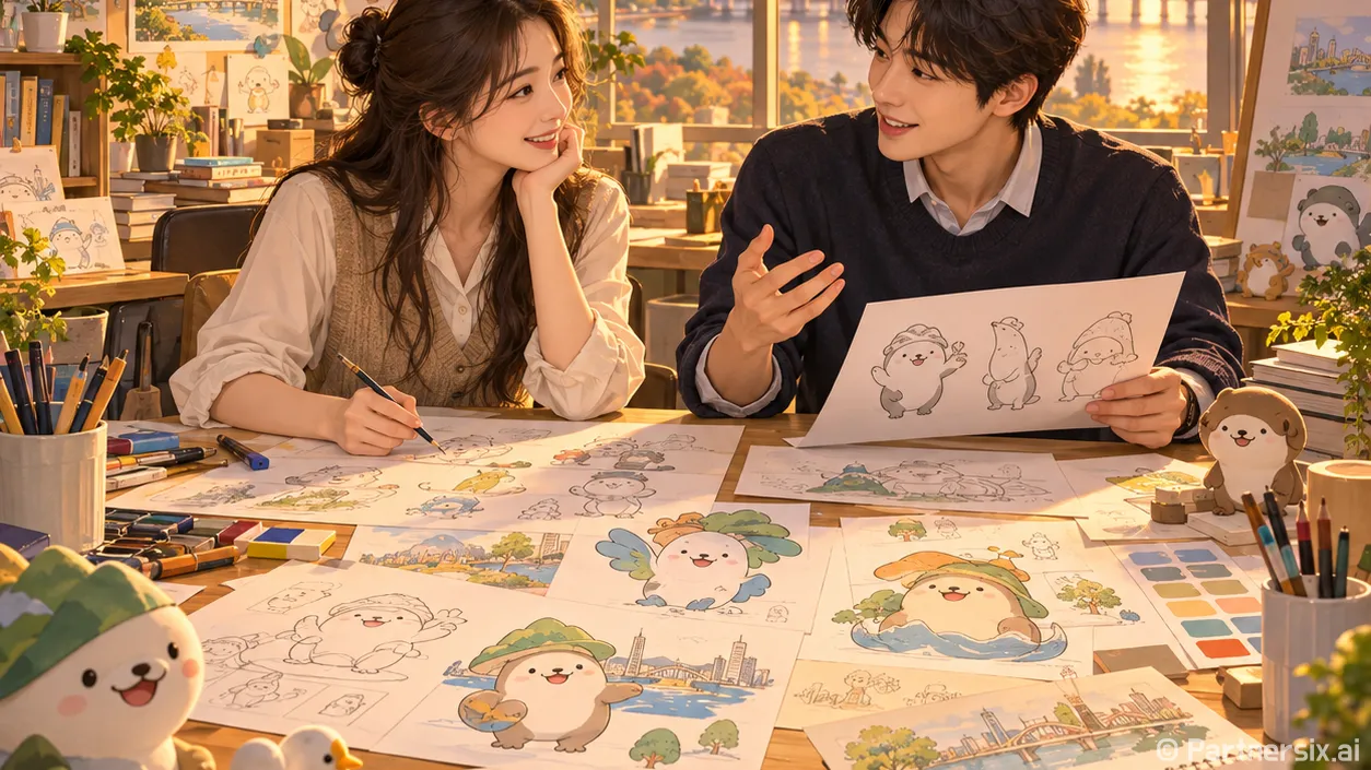 끼루의 변신을 그리다