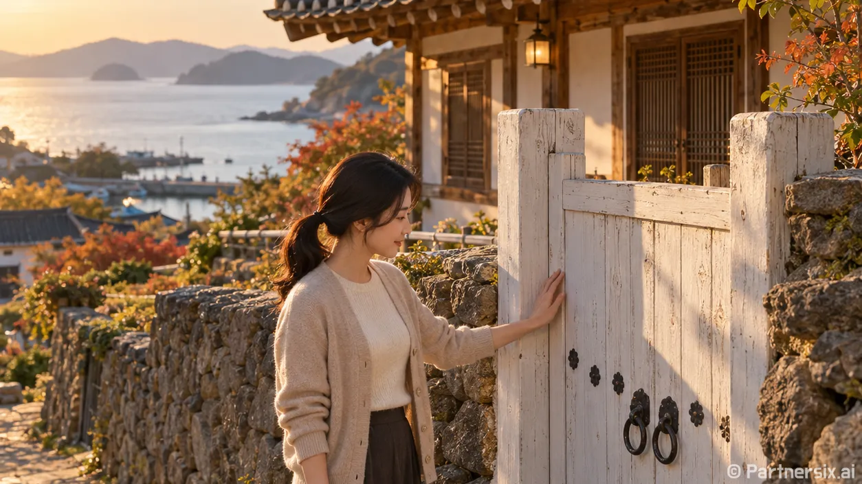 월포 앞 고택의 밤