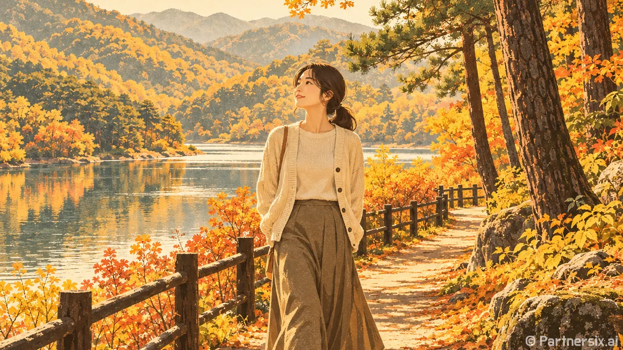 사천 노을 품은 두량숲