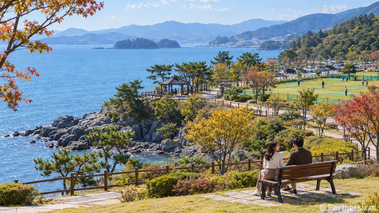 바다 품은 사천 모충공원