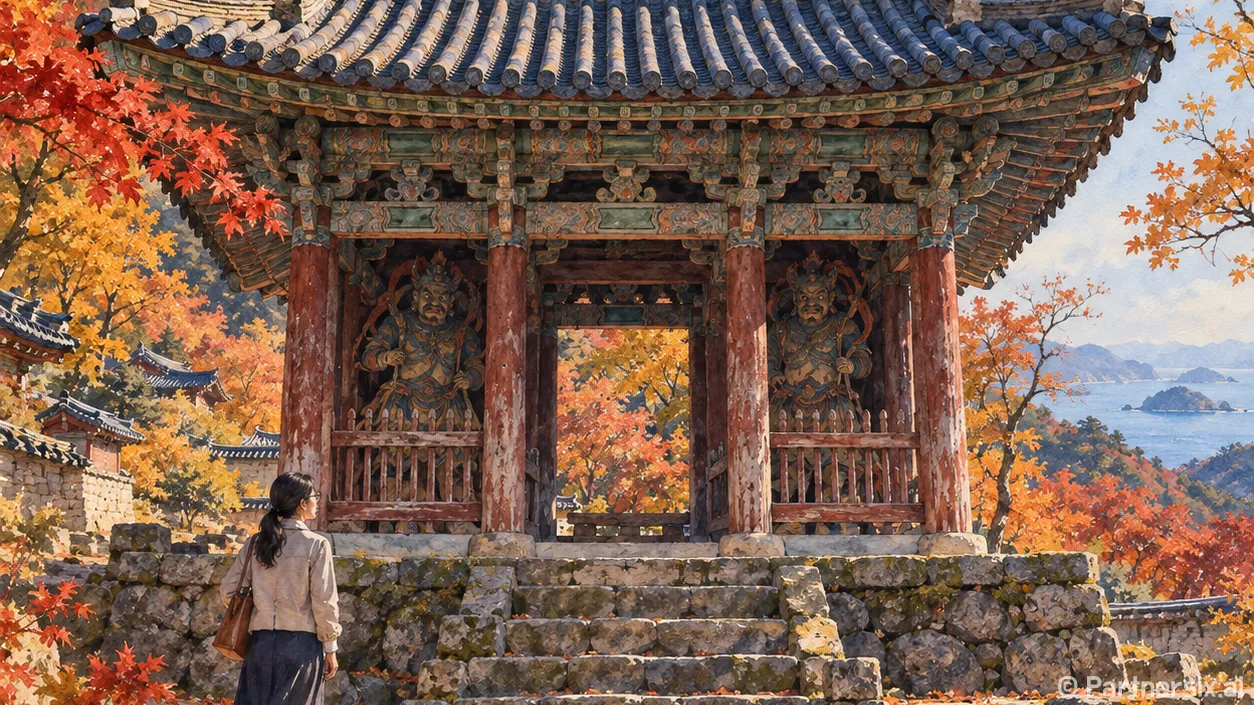 호구산 품은 남해 용문사