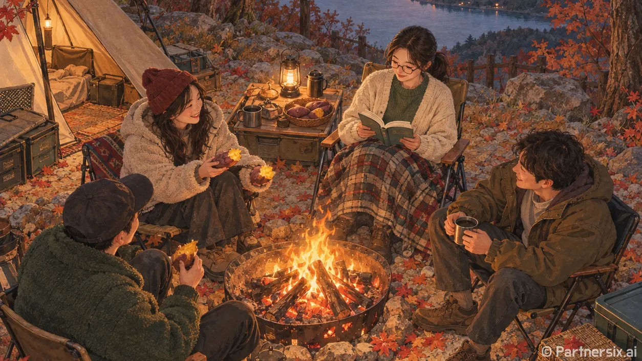 모닥불 품은 11월…