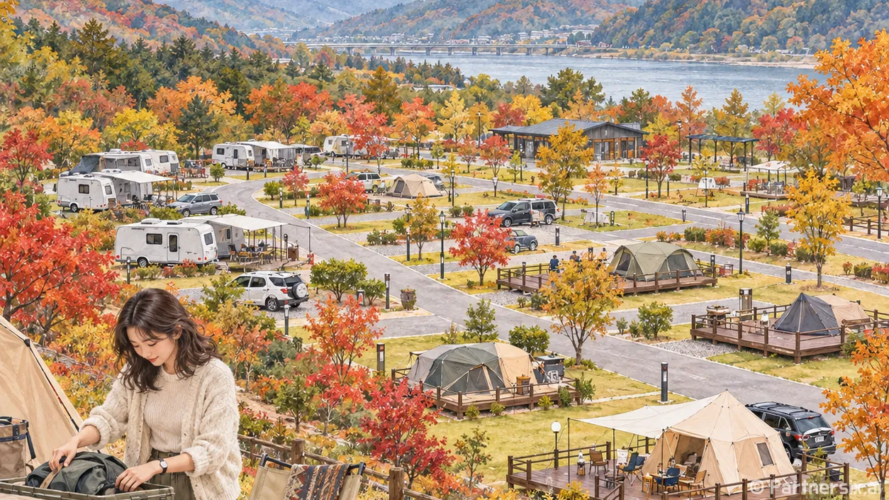 양산 황산캠핑장 한눈에