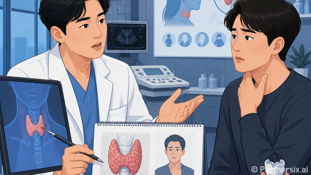 목에 뭐가 걸린 느낌, 갑상선 증상일까요?