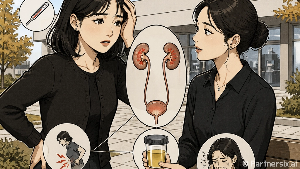 소변이 이상하고 열까지 나면 신우신염 증상일까요?