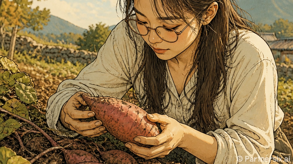 고구마 수확시기, 잎이 시들면 바로 캐도 될까요?