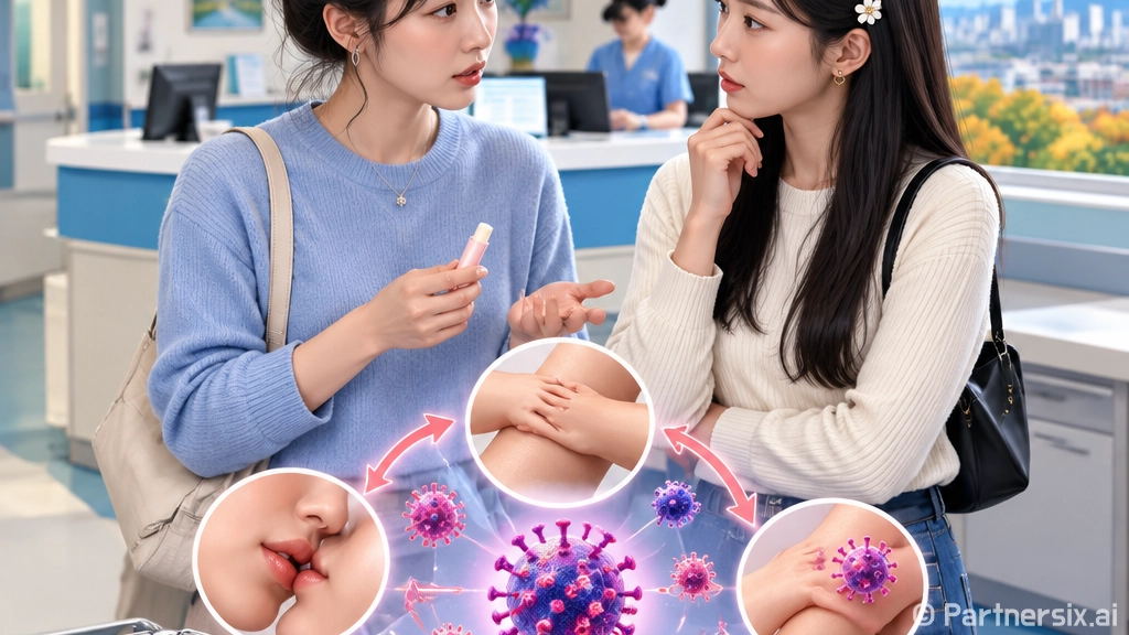 헤르페스 감염경로, 입술 물집만 조심하면 되는 걸까요?