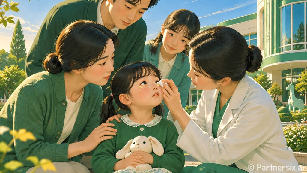 유행 눈곱감기, 감…
