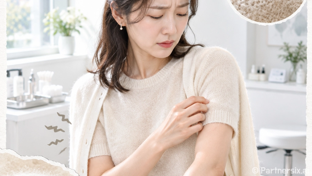 크렘캐시울 입고 가렵거나 따가운데, 알레르기일까요?