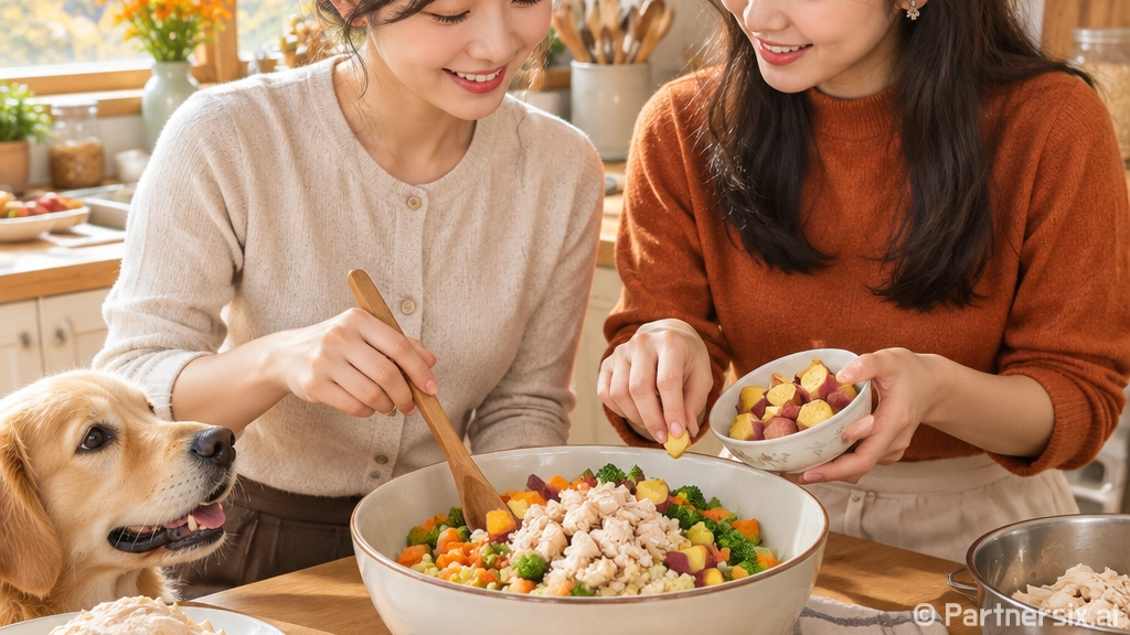 강아지 화식 만들기…