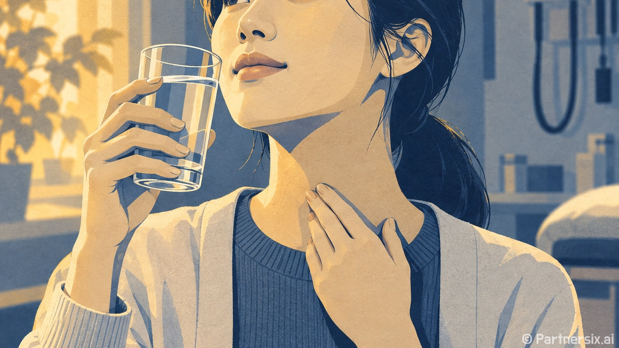 목구멍이 자꾸 말라…