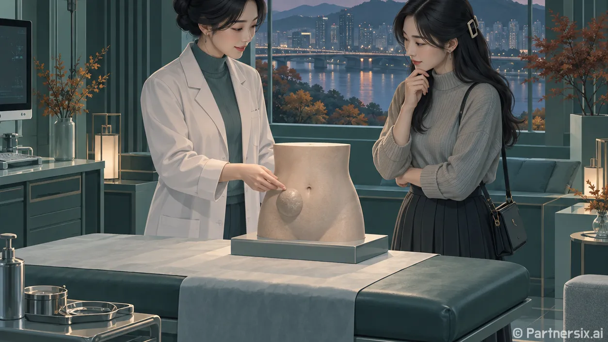 배에서 딱딱한 물체가 만져지는데 그냥 둬도 될까요?