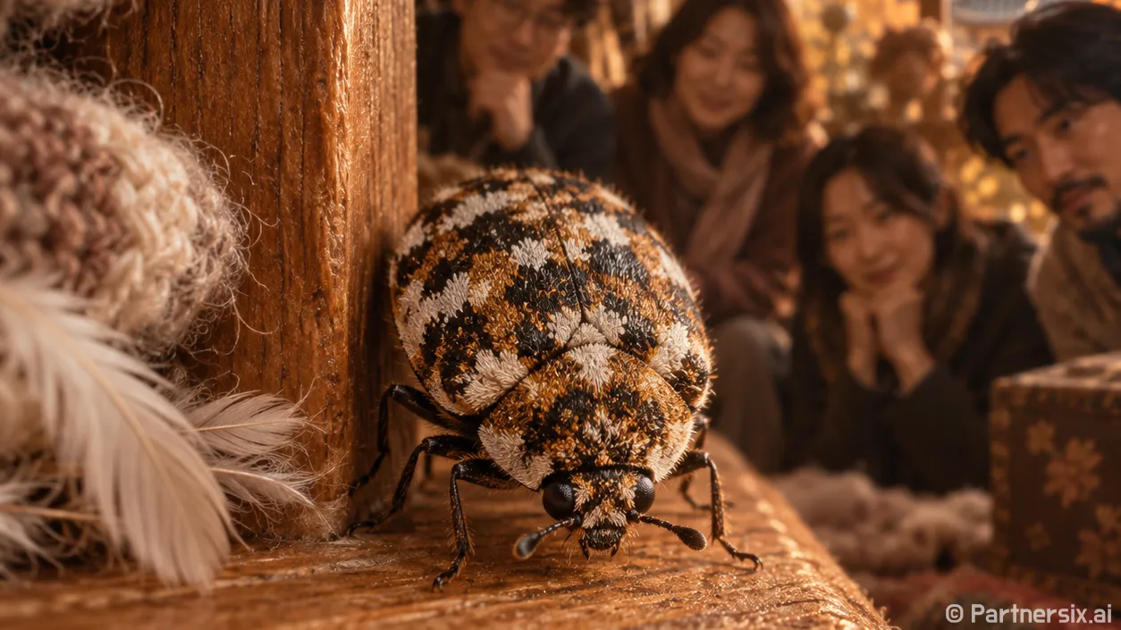 애알락수시렁이를 봤…