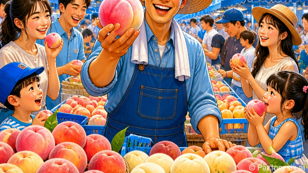 나는 농부다 복숭아…