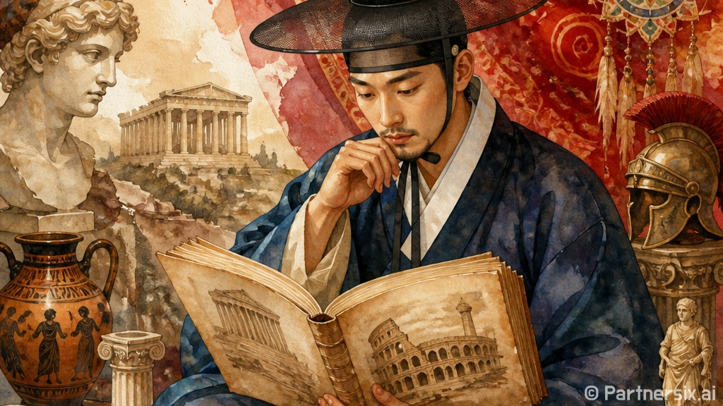 그리스가 로마에게, 로마가 그리스에게 남긴 것을 쉽게 이해하는 방법