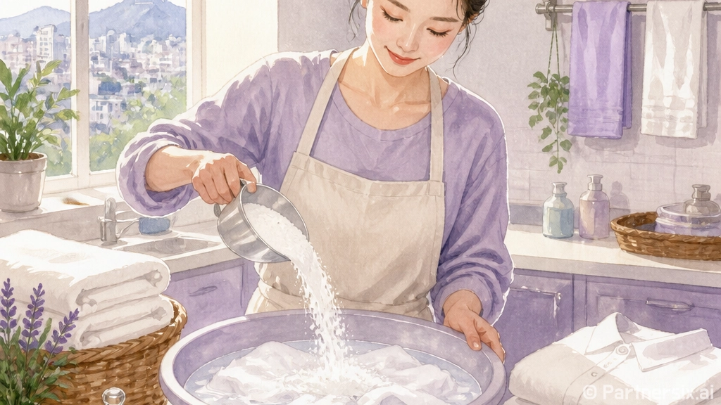 과탄산소다 제대로 쓰는 방법, 빨래부터 욕실 청소까지 이렇게 하면 편해요