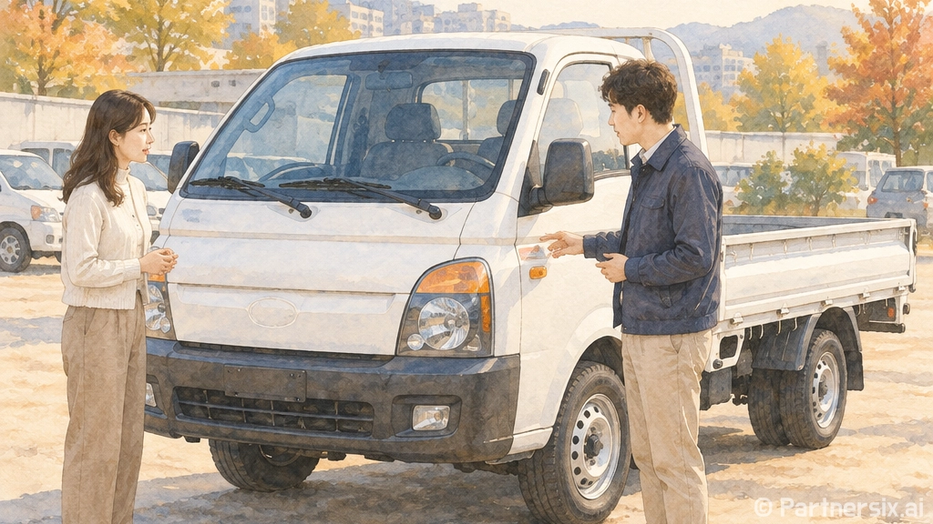 1톤중고트럭 고르는 방법, 초보자가 가격보다 먼저 볼 것들