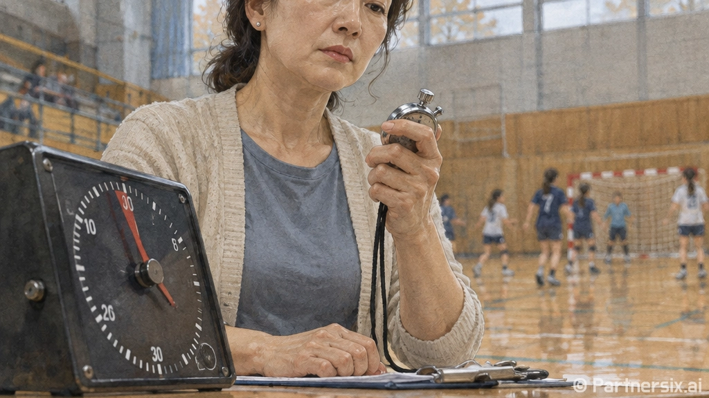 초보자를 위한 핸드볼 경기 시간 규칙 보는 방법
