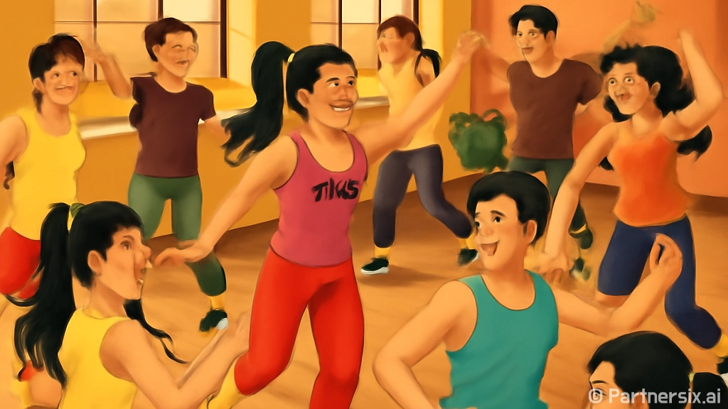 줌바댄스로 즐겁게 …