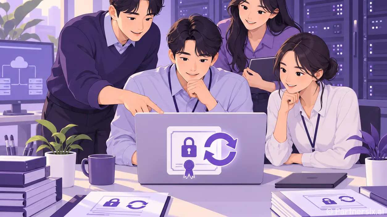 SSL 인증서 갱신 방법을 서버별로 확인하는 순서