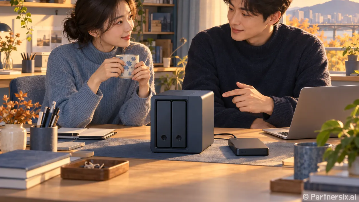시놀로지 nas 2베이 용량과 백업 정하는 방법