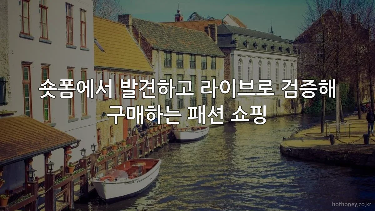 숏폼에서 발견하고 라이브로 검증해 구매하는 패션 쇼핑