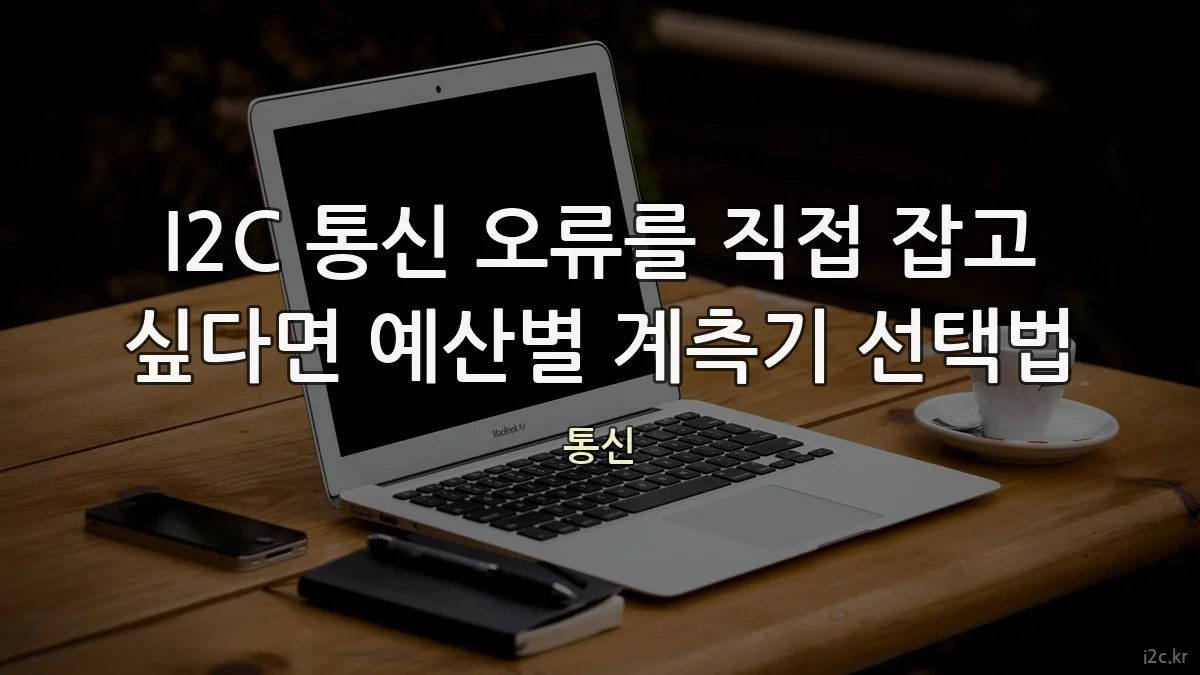 I2C 통신 오류를 직접 잡고 싶다면 예산별 계측기 선택법