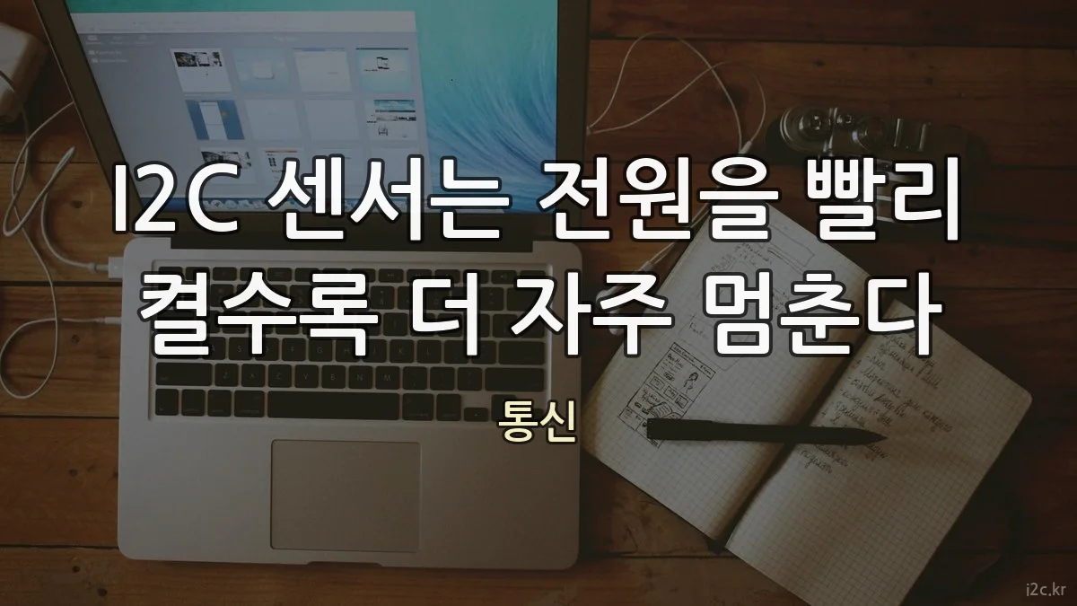 I2C 센서는 전원을 빨리 켤수록 더 자주 멈춘다