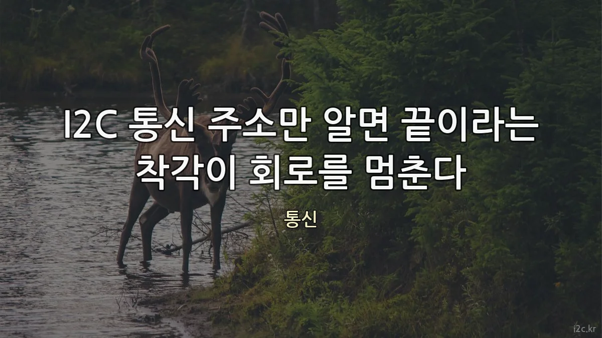 I2C 통신 주소만 알면 끝이라는 착각이 회로를 멈춘다