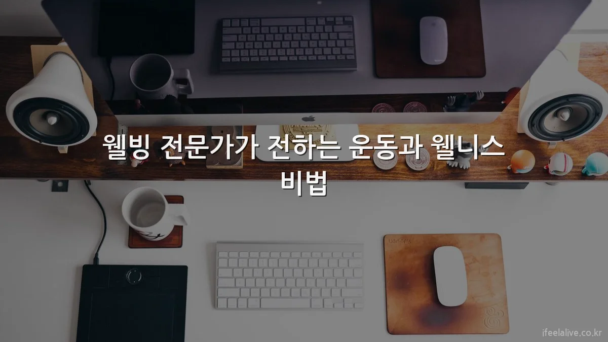 웰빙 전문가가 전하는 운동과 웰니스 비법