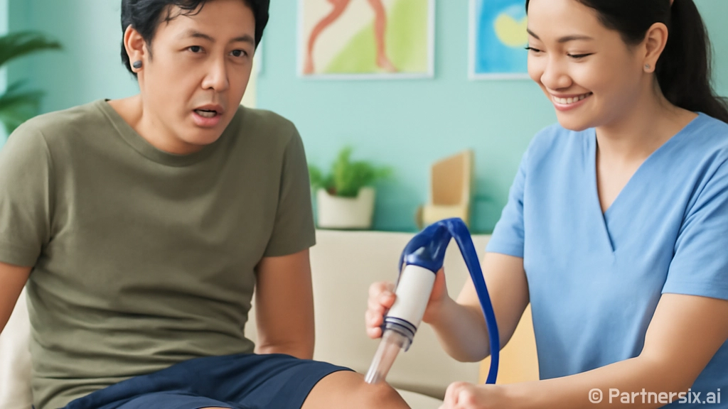 체외충격파치료 받기…