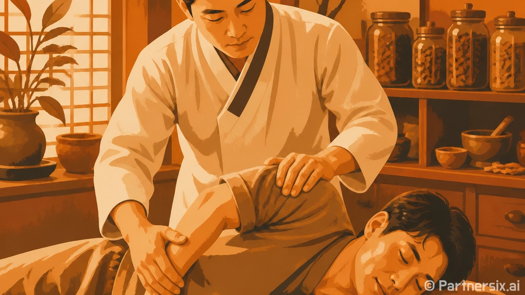 추나치료 받기 전 …